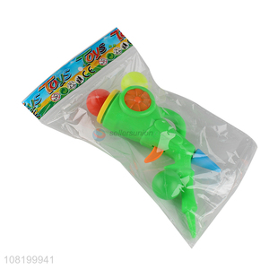 Yiwu wholesale plastic ball bullet kids ping pong gun toys