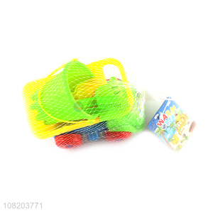 Cute Design <em>Plastic</em> Beach Car Sand <em>Bucket</em> Beach Toys Set