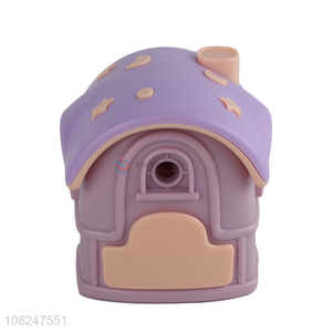 Hot selling school stationery novelty house shape manual <em>pencil</em> <em>sharpener</em>
