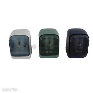 Hot selling durable plastic manual <em>pencil</em> <em>sharpener</em> for colored pencils