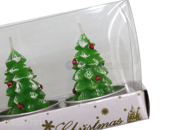 New products christmas tree candles home scented candles