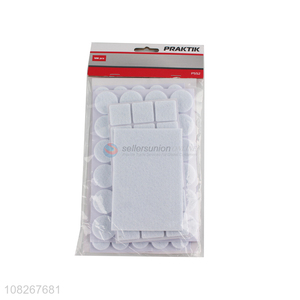Low price assorted felt chair leg pads anti-scratch furniture pads