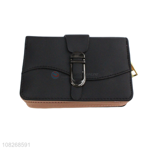 Factory price large capacity pu leather <em>women</em> wallet coin <em>purse</em>