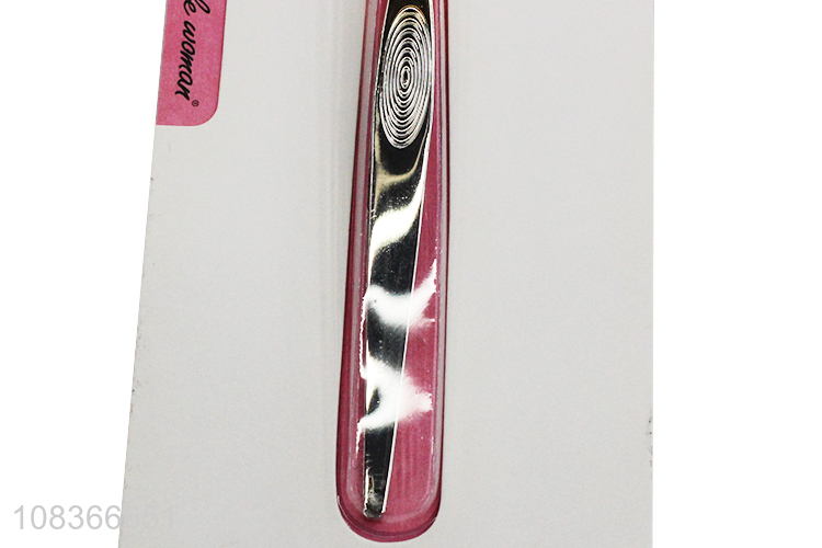 Factory wholesale creative thread oblique eyebrow tweezer