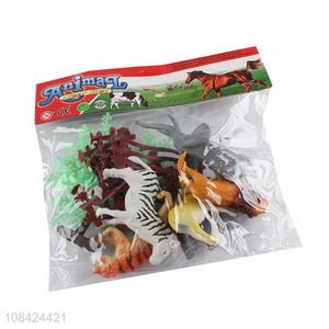 New arrival eco-friendly rubber animal toys set