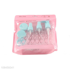 Hot selling 6 pieces set portable travel sub bottles