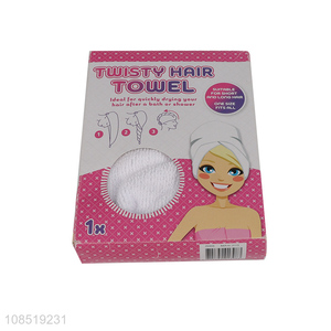 Wholesale absorbent hair towels shower caps head wraps for women