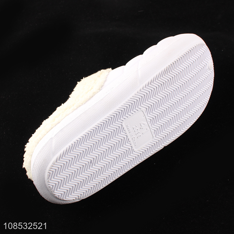 Hot selling men winter home slippers waterproof thick soled slippers