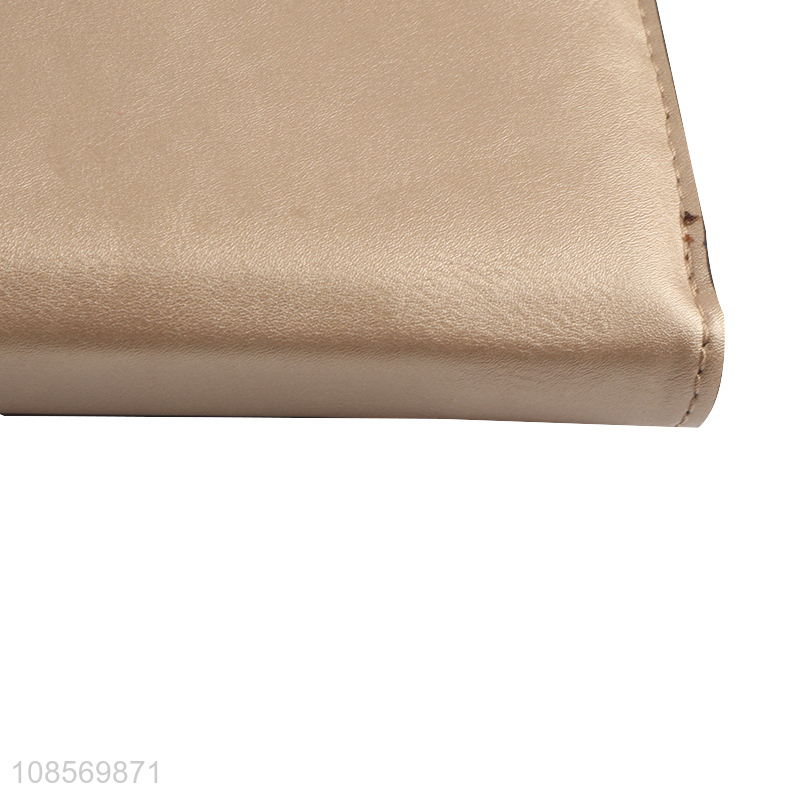Good quality women pvc wallet card holder with zipper
