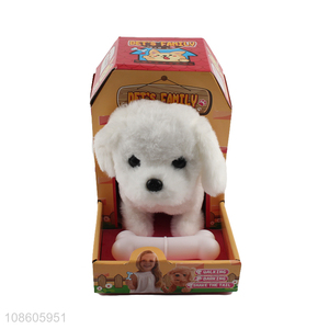 New product <em>electronic</em> plush animal <em>toys</em> walking dog toy