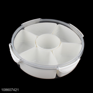 Top sale fruits <em>candy</em> snack plates storage <em>box</em> with lid