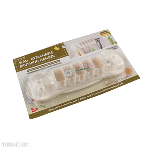 Top sale plastic wall-mounted <em>toothbrush</em> <em>holder</em> wholesale