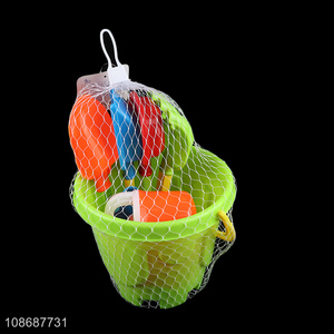 Wholesale 8 pieces <em>plastic</em> beach sand toys with shovel watering can