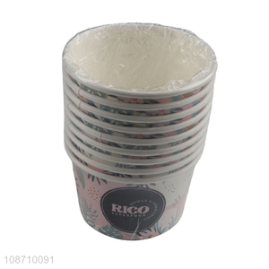 Yiwu market 9pcs party supplies <em>paper</em> <em>cup</em> ice cream <em>cup</em> for sale
