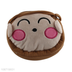 Wholesale kawaii cartoon monkey crossbody <em>bag</em> fluffy coin purse wallet