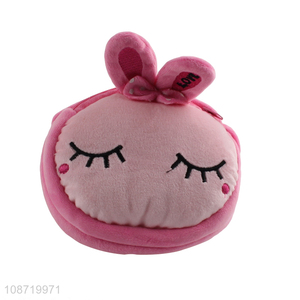 Factory supply kawaii rabbit crossbody <em>bag</em> cartoon bunny plush wallet
