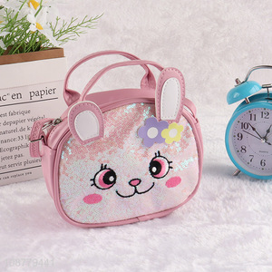 Wholesale cartoon sequin crossbody <em>bag</em> for kids girls