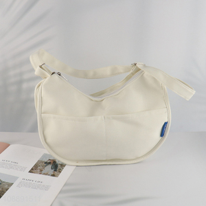 Good quality casual simple dumpling <em>bag</em> crossbody <em>bag</em> for women girls