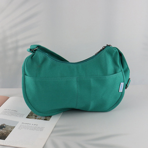 China imports large capacity crossbody <em>bag</em> canvas dumpling <em>bag</em> for women