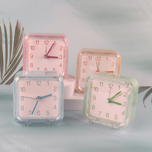 Hot Sale Square Battery Operated Analog <em>Alarm</em> <em>Clock</em> for Kids