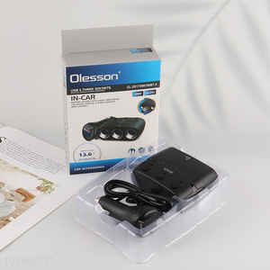 China Imports 120W <em>Car</em> Charger <em>Cigarette</em> <em>Lighter</em> USB Charger with 3 Sockets