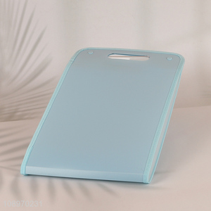 Good quality portable blue student examination <em>paper</em> storage <em>bag</em> with handle