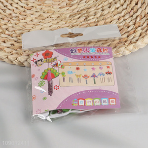 Hot items cartoon children <em>diy</em> <em>toys</em> eva creative children wind chime