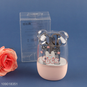 Factory Price 7 Pieces Travel <em>Manicure</em> Pedicure Kit for Men Women
