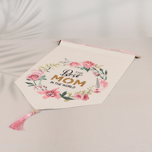New arrival Mother's Day hanging courtyard <em>flag</em> yard <em>flag</em> for sale