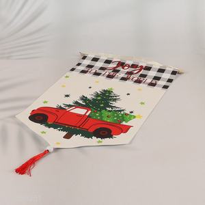 Top quality Christmas decoration hanging courtyard <em>flag</em> yard <em>flag</em> for sale