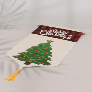 Hot items Christmas tree pattern Christmas decoration yard <em>flag</em> hanging <em>flag</em>