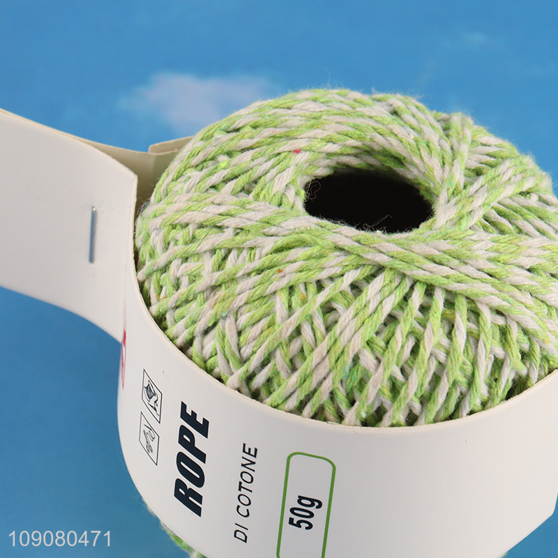 Hot selling diy hand-braided 50g cotton rope textile articles
