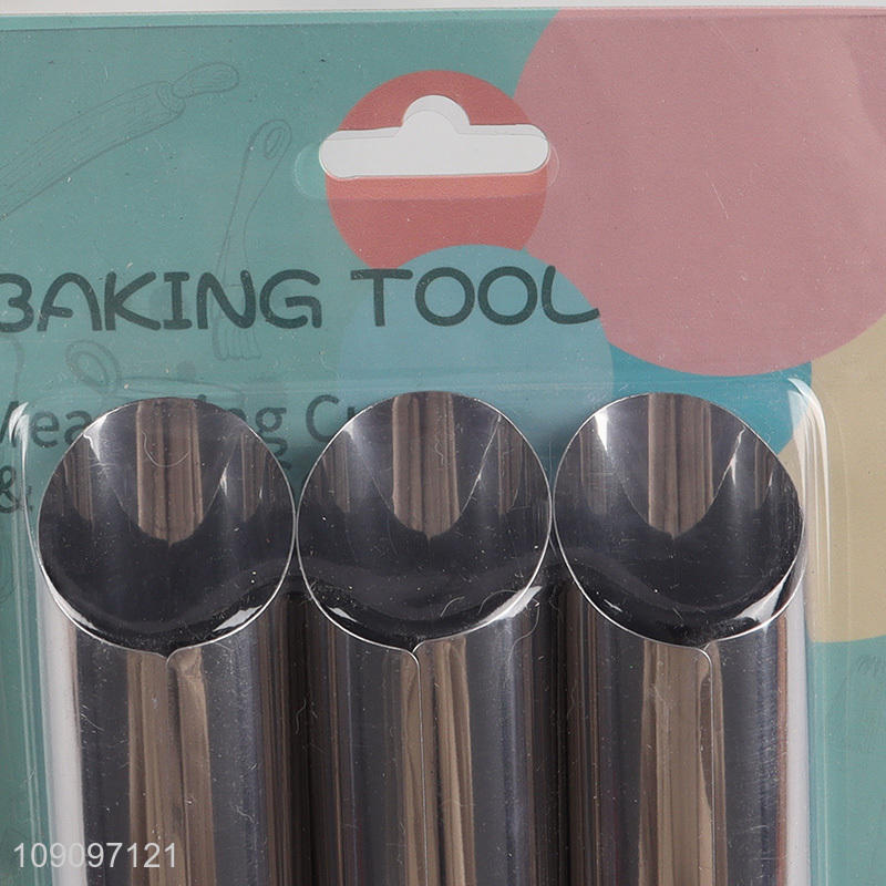 Online wholesale double-headed stainless steel piping nozzle set cake decorating tool