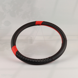 Hot Selling 15 Inch Durable Anti-Slip PVC Leather <em>Car</em> <em>Steering</em> <em>Wheel</em> <em>Cover</em>