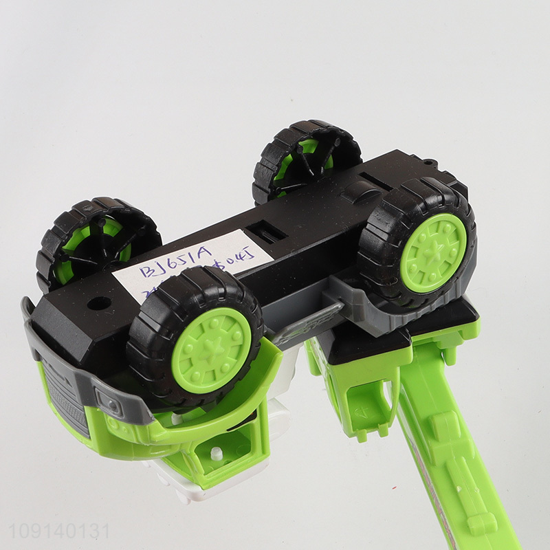 Latest products kids inertial excavator truck toys sliding truck toys