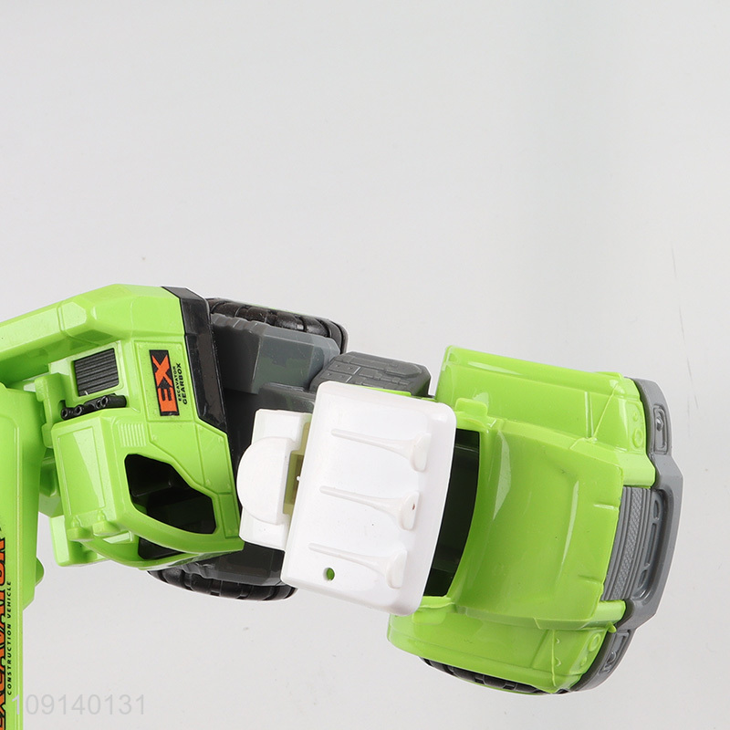 Latest products kids inertial excavator truck toys sliding truck toys