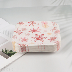 New Product 50 Pieces Christmas <em>Paper</em> Plates Disposable Party <em>Paper</em> Plates
