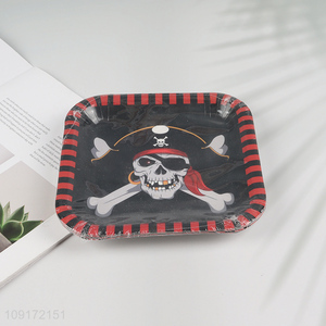 Online Wholesale 10 Pieces Pirate Party Plates Disposable Party <em>Paper</em> Plates