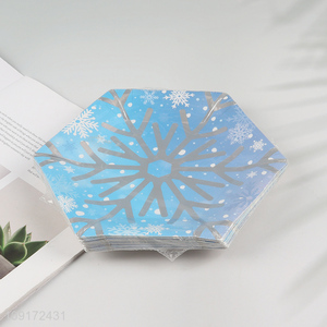 China Imports 20 Pieces Christmas Party Plates Disposable Christmas <em>Paper</em> Plates