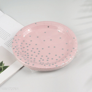 Good Quality 15 Pieces Disposable <em>Paper</em> Plates Party <em>Paper</em> Plates for Desserts
