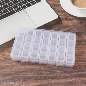 New Product 28-Grid Plastic Organizer <em>Box</em> Jewelry Organizer <em>Pill</em> Case