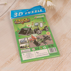 Online wholesale truck series 3d <em>puzzle</em> toys jigsaw toys for kids