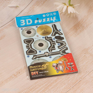 Top selling musical instrument series kids 3d <em>puzzle</em> toys jigsaw toys