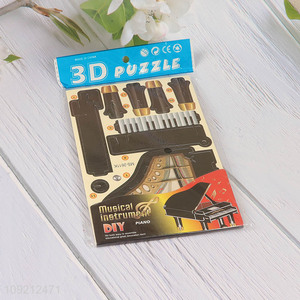 Factory price diy musical instrument 3d <em>puzzle</em> toys jigsaw toys for sale