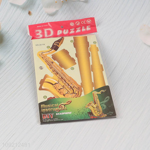 New product musical instrument 3d <em>puzzle</em> toys jigsaw toys for kids