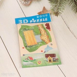 Factory supply children diy 3d <em>puzzle</em> toys jigsaw toys