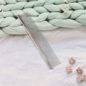 High Quality <em>Dog</em> Comb Stainless Steel <em>Dog</em> Cat Grooming Comb