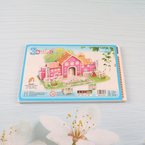 High Quality 3D <em>Puzzle</em> Cartoon Paper <em>Puzzle</em> DIY Model Building Kit (Pink Garden)
