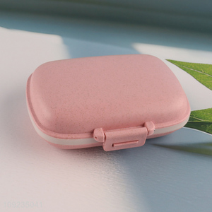 Latest products pink portable travel plastic medicine storage <em>box</em> <em>pill</em> <em>box</em>