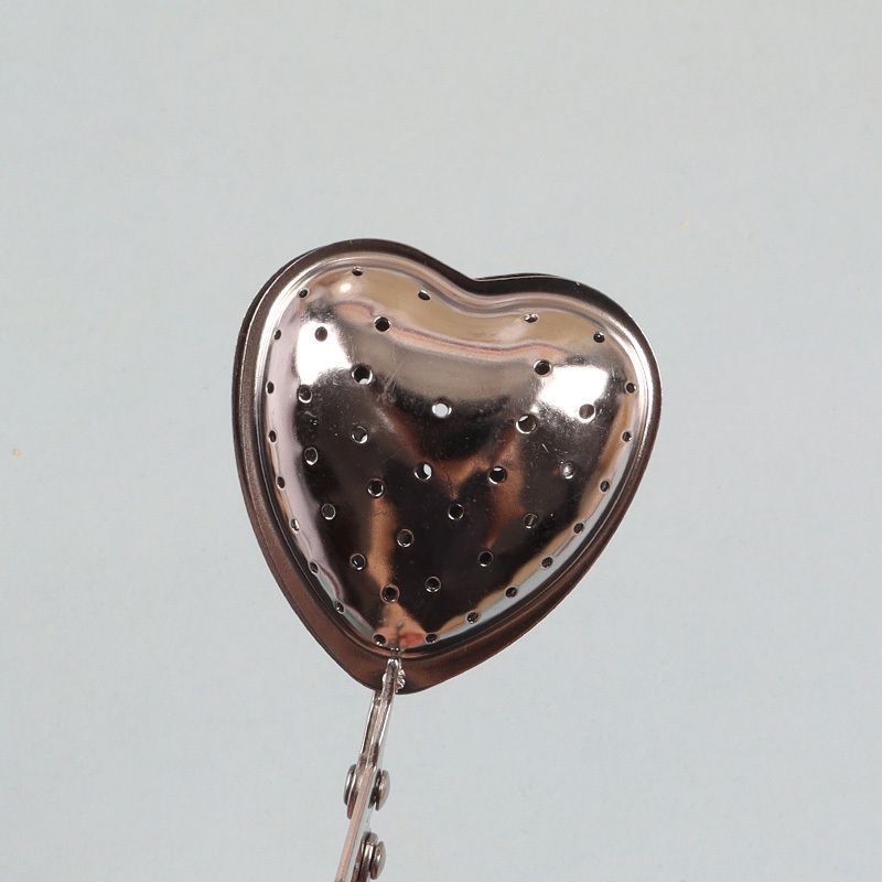 Best quality heart shape stainless steel tea infuser tea filter for sale